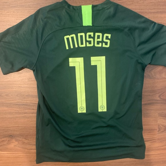 Nike Nigeria Supereagles National Team Victor Moses Soccer Football Jersey - Picture 8 of 8